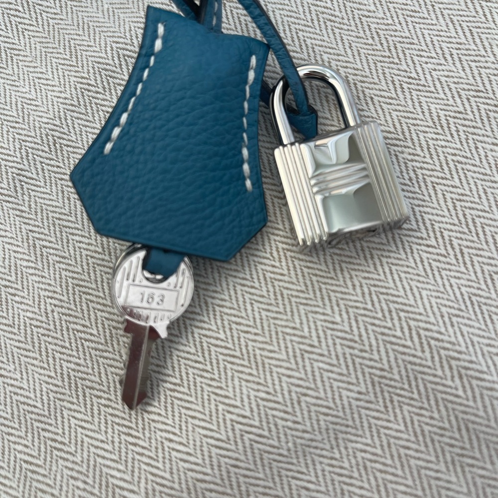 **SOLD** Hermes Togo Birkin 35 Blue Jean PHW - Picture 14 of 14